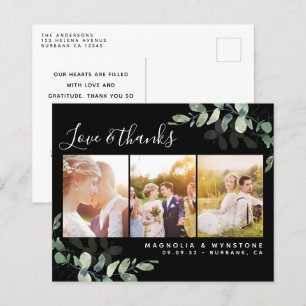 Budget Foto Eucalyptus Wedding Dank u Briefkaart