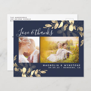 Budget Foto Eucalyptus Wedding Dank u Briefkaart