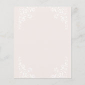 Budget foto gelaagde trouwuitnodiging (Achterkant)