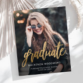 Budget Foto Goud Script Afstudeer Aankondiging