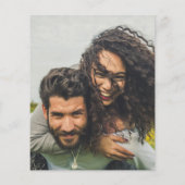 BUDGET Foto Huwelijksuitnodiging Bewaar Datum QR C (Achterkant)