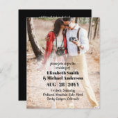 Budget FOTO Huwelijksuitnodigingen (Voorkant / Achterkant)