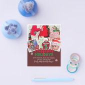 BUDGET Foto Kerstkaarten - Collage Flyer (Enkel)