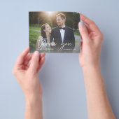 Budget Foto Modern Calligrafie 3 Hartelijk dank Flyer (Hand)