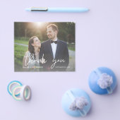 Budget Foto Modern Calligrafie 3 Hartelijk dank Flyer (Enkel)