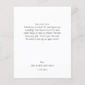 Budget Foto Modern Chic Handwrite Hartelijk dank (Achterkant)