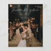 Budget Foto Modern Chic Handwrite Hartelijk dank (Voorkant)