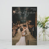 Budget Foto Modern Chic Handwriting Dank u LG (Staand voorkant)