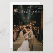 Budget Foto Modern Chic Handwriting Dank u LG (Voorkant / Achterkant)