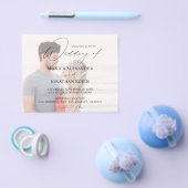 Budget Foto Modern Horizontal 4 Wedding Flyer (Enkel)