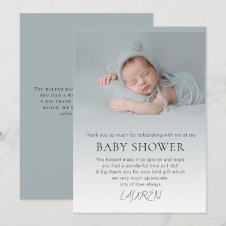 Budget foto Overlay Baby shower Kaart