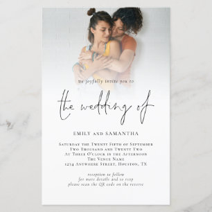 Budget Foto QR Code Script Lesbian Wedding