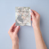 Budget Foto QR Code Weddenschappen Reception Uitno Flyer (Hand)