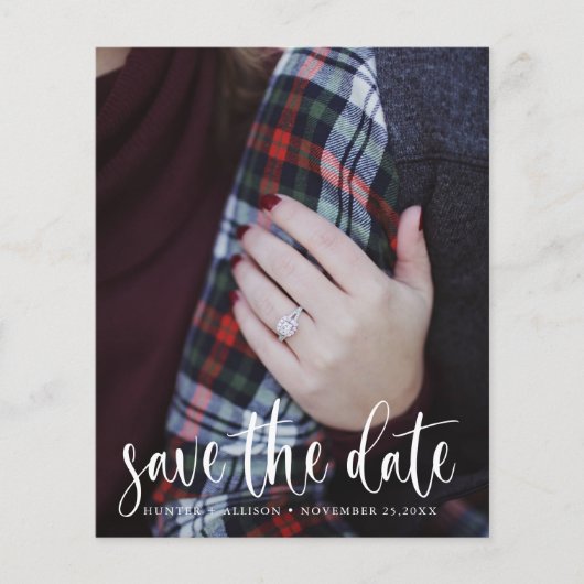 Budget Foto Save the Date Flyer (Voorkant)