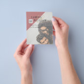 BUDGET FOTO SPAAR DATUM QR CODE RSVP Stof ROZE Flyer (Hand)