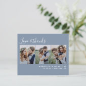 Budget Foto Stusty Blue Weddenschap Hartelijk dank (Staand voorkant)