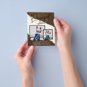 BUDGET FOTO UITNODIGING AANKONDIGING SCRIPT FLYER (Hand)