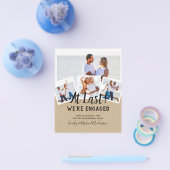 BUDGET FOTO VERLOVING INVITE - elke kleur Flyer (Enkel)