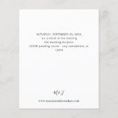 Budget Foto VS Black & W Modern Wedding 3 Flyer (Achterkant)