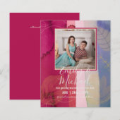 BUDGET FOTO WEDING SAVE DATES - Boho Abstract (Voorkant / Achterkant)