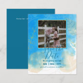BUDGET FOTO WEDING SAVE DATES - Boho Abstract (Voorkant / Achterkant)