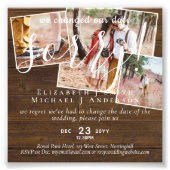 Budget FOTO Wijziging van de plannen Nieuwe datum Foto Afdruk (Voorkant)