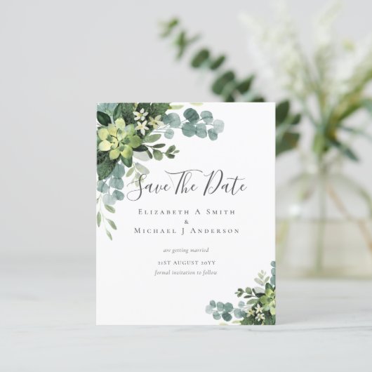 BUDGET Fotobewaardata Eucalyptus Greenery Leaves (Staand voorkant)