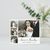 Budget Fotobruiloft Hartelijk dank (Staand voorkant)