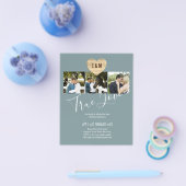 BUDGET Fotobruiloft nodigt aankondiging van opslag Flyer (Enkel)