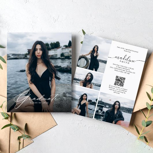BUDGET Fotocollage QR-code Afstudeerfeest