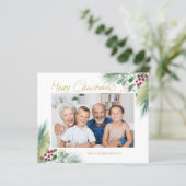 Budget foto's Foliage Berries Kerst (Staand voorkant)