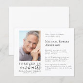 BUDGET Fotoviering van het leven - uitnodiging (Voorkant / Achterkant)