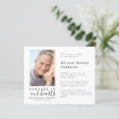 BUDGET Fotoviering van het leven - uitnodiging (Staand voorkant)