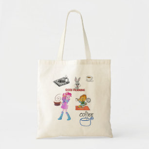 Budget fourre-tout sac à main café thé filles sac