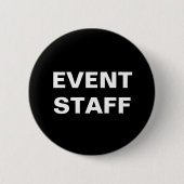Budget Friendly Event Personeel Ronde Button 5,7 Cm (Voorkant)