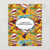 Budget Fun Afstudeerder Party Class of 2022 Invita (Achterkant)