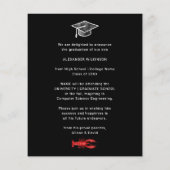 BUDGET Fun Crawfish Boil Afstuderen BBQ Uitnodigin (Achterkant)