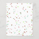 Budget Fun Ice crème, Birthday-uitnodiging (Achterkant)