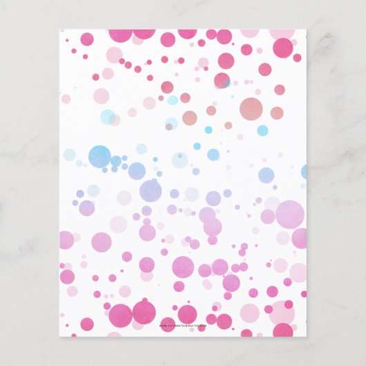 Budget Fun Ice crème, Birthday-uitnodiging (Achterkant)