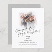 Budget Fun kom voor Booze Foto opslaan Datum (Voorkant / Achterkant)