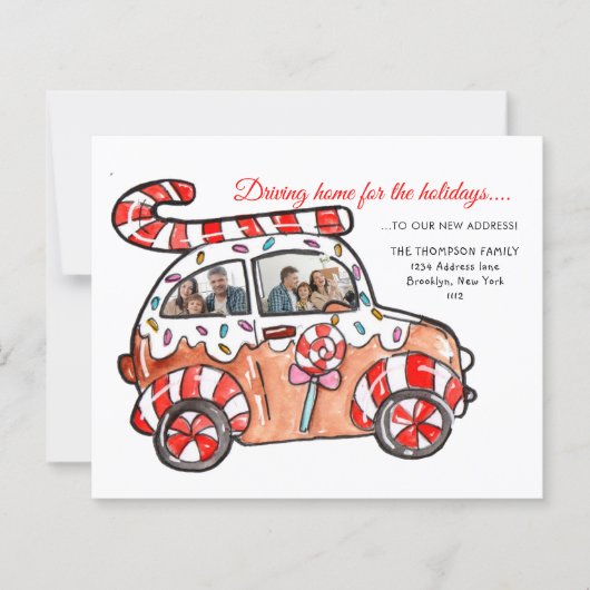 BUDGET Fun Photo Gingerbread Car Holiday Moving (Voorkant)