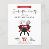BUDGET Fun Rood Script Foto AFSTUDEERDER BBQ Uitno (Voorkant)