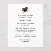 BUDGET Fun Script Diploma-uitreiking BBQ-feest uit Flyer (Achterkant)