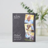 Budget Funérailles 3 Photo Carte de remerciements (Debout devant)