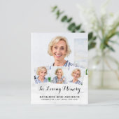 Budget Funeral 4 Foto Collage Sympathie Hartelijk  (Staand voorkant)