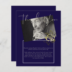 BUDGET Funeral Bedankt voor de foto van Navy Blue 