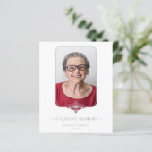 Budget Funeral Gray Ornamental Lace Foto (Staand voorkant)