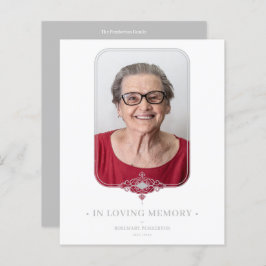 Budget Funeral Gray Ornamental Lace Foto