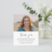 Budget Funeral Memorial Foto: Dank u kaart (Staand voorkant)