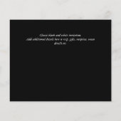 BUDGET Funeral Memorial INVITE Celebration of Life (Achterkant)